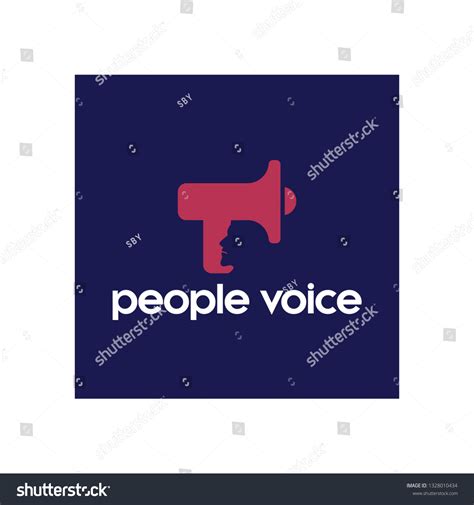 People Voice Logo Design Stock Vector (Royalty Free) 1328010434 ...