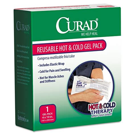 4 In X 10 In Reusable Hot And Cold Gel Pack With Protective Cover Walmart