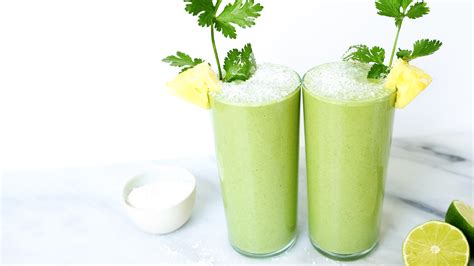 Pineapple Cilantro Lime Smoothie Barre3