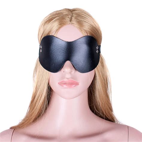 PU Leather Sex Blindfold Adult Games Sex Mask Blinder Eyes Mask Sexy