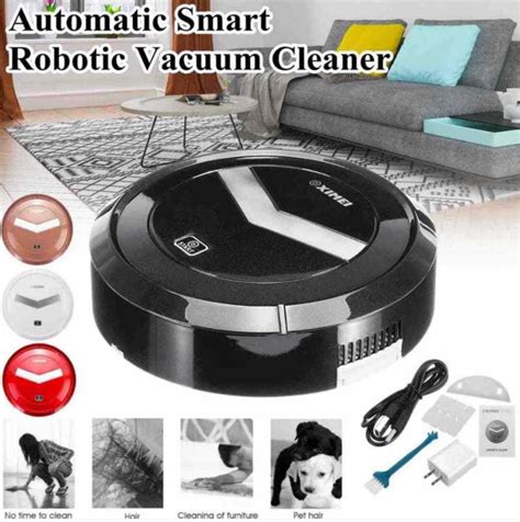 Робот Пылесос на Аккумуляторе Smart Robot XIMEI, Умный Робот Пылесос ...