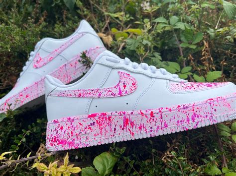 Custom Nike Air Force 1 Splatter Choice Of Colours Killer Crep Customz