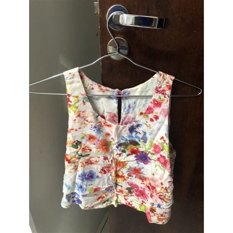 Cropped Florido Tam P Shopee Brasil