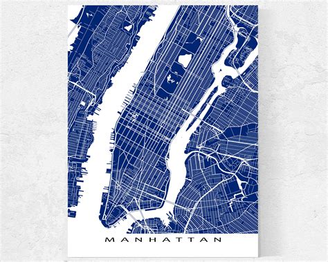 Home & Living New York wall art New York map print New York map WallDecorAddict State map art ...