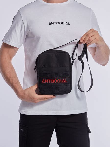 ANTISOCIAL Сумка на плечо мессенджер купить на OZON по низкой цене ...