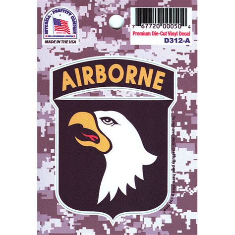 Us Army 101st Airborne Division Premium Die Cut Vinyl Sticker Decal