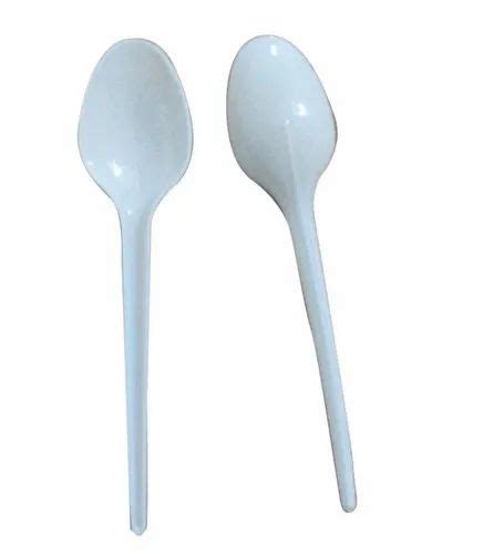 White Disposable Plastic Spoon For Event And Party Supplies At Rs 15