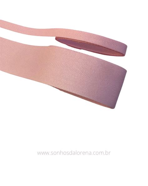 FITA YAMA POLIESTER TWILL 123 PEARL PINK POR METRO