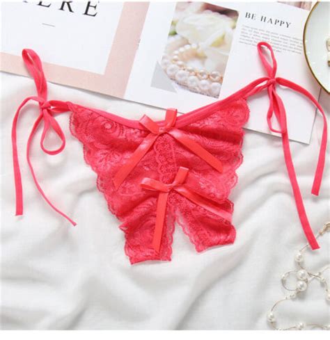 Women S Sexy Lace Panties Briefs Underwear Lingerie Knickers Thongs G String US EBay