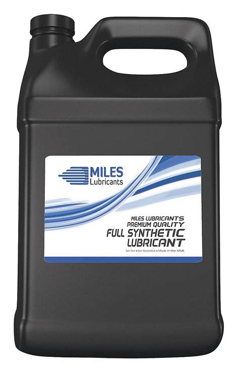 Miles Lubricants Compressor Oil Gal Bottle Sae Grade Msf