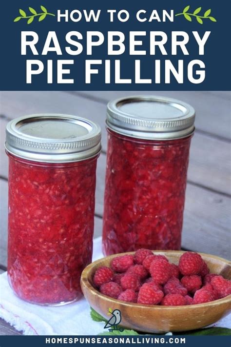 Raspberry Pie Filling - Homespun Seasonal Living