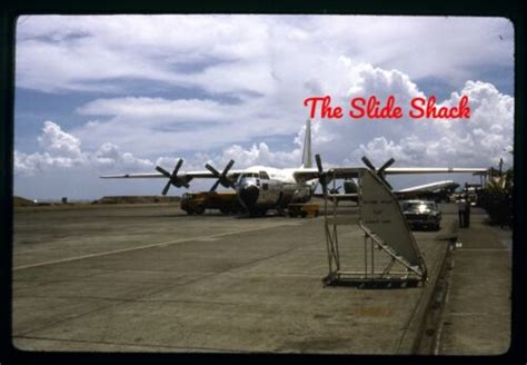 Us Navy C 130 At Sangley Point Philippines Vietnam War 1969 Kodachrome