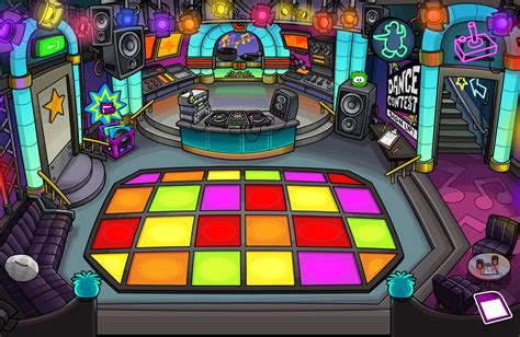 Image Dance Club With New Design Pufflepng Club Penguin Wiki