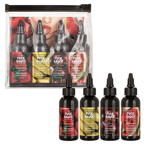 Fuck Sauce Flavored Lubricant Variety Pack Sex Toy Store For Adults