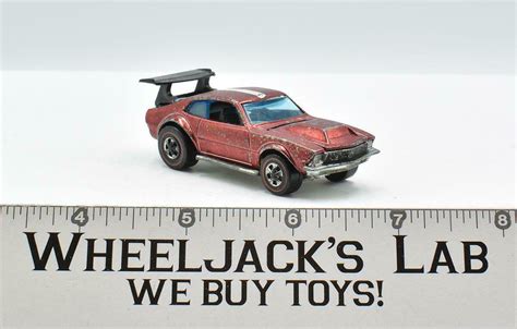 Mighty Maverick Red Redline Hot Wheels Mattel Vintage Rl Wheeljack S Lab