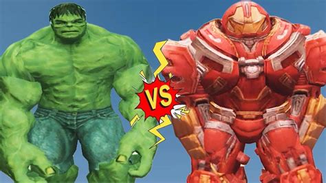 The Incredible Hulk Vs Hulk Buster Epic Battle Youtube