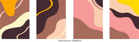 Abstract Modern Templates Nude Neutral Tones Stock Vector Royalty Free Shutterstock