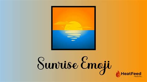 🌅 Sunrise Emoji - Meaning, ️copy and 📋paste.