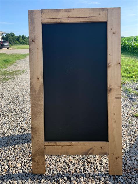 Extra Large Sidewalk Chalkboard Sandwich Board Sign Double Etsy