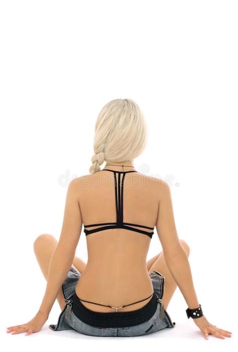 Blonde Stock Image Image Of Brassiere Flower Naked 6263241