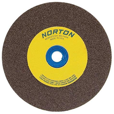 Norton 10 Type 1 Aluminum Oxide Straight Grinding Wheel 1 1 4 Arbor