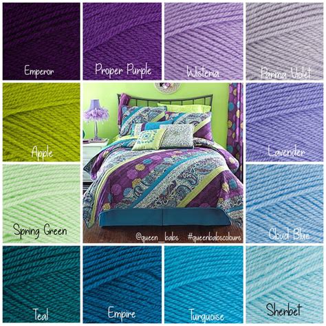 Crochet Color Palettes For Your Next Project Includes Yarn Brand Colors