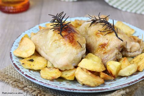 SOVRACOSCE DI POLLO AL FORNO CON PATATE RICETTA