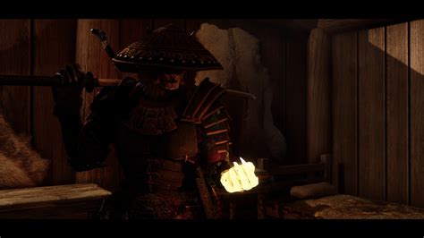 Khajiit Samurai Front Updated At Skyrim Special Edition Nexus