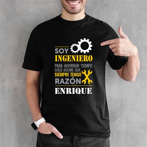 Camiseta Personalizada Ingeniero Calledelregalo Es