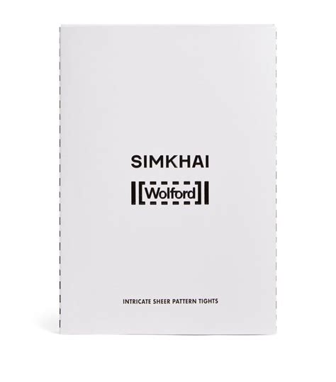 Buy Wolford X Simkhai Sheer Pattern Tights Black At Off