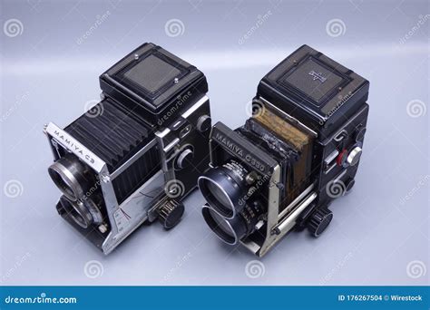 Old Vintage Mamiya C3 C330 Photo Film Camera and Lenses Editorial Stock Image - Image of format ...