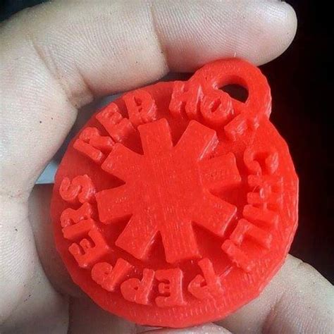D Printable Red Hot Chilli Peppers Keychain By Sim N Lotero Arenas