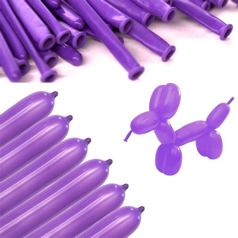 clownatex  long twisting lilac balloons  pcs  balloon