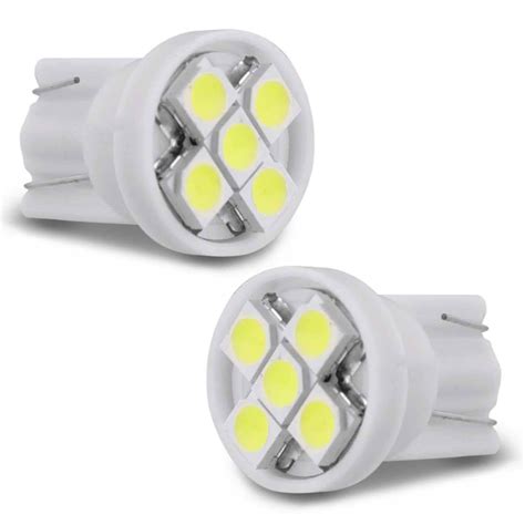 Par Lâmpadas LED T10 W5W Pingo 5SMD1210 5 LEDs 12V 0 6W Tonalidade