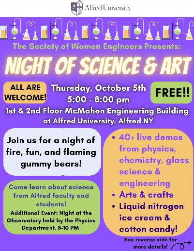 Night Of Science And Art The ARTS Council Of The Southern Finger Lakes