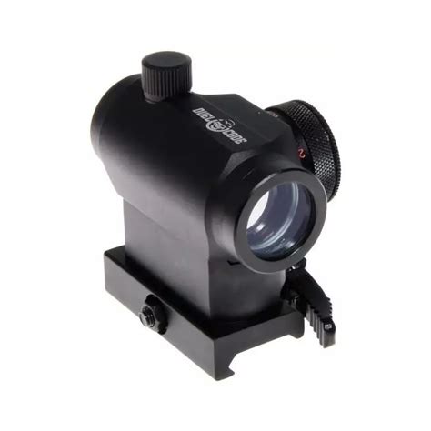 Delta Tactics Micro T1 Red Dot Top QD Mount Schwarz Mit Unterer