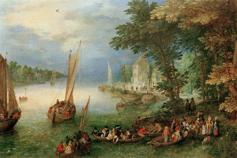 J Brueghel D E River Landscape Jan Brueghel Le Jeune