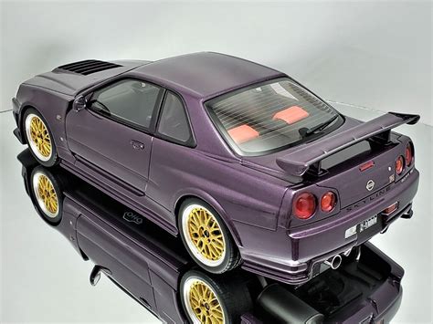 Otto Mobile Nissan Skyline Gtr R Nismo Z Tune Midnight Purple Resin