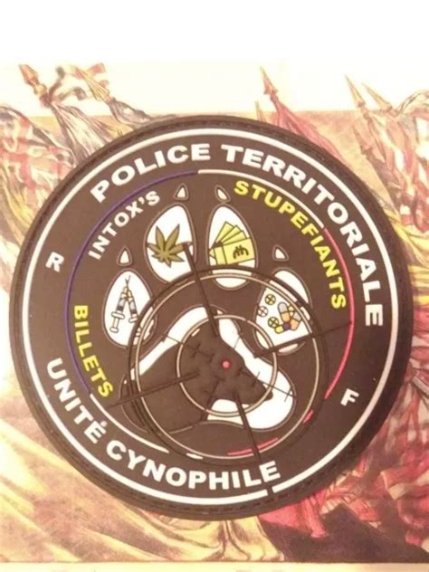 Ecusson Patch Velcro Obsol Te Police Municipale Territoriale