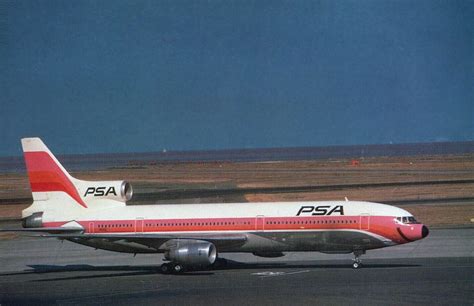 Psa Lockheed L 1011 Postcard Pacific Southwest Airlines Free Download Borrow And Streaming