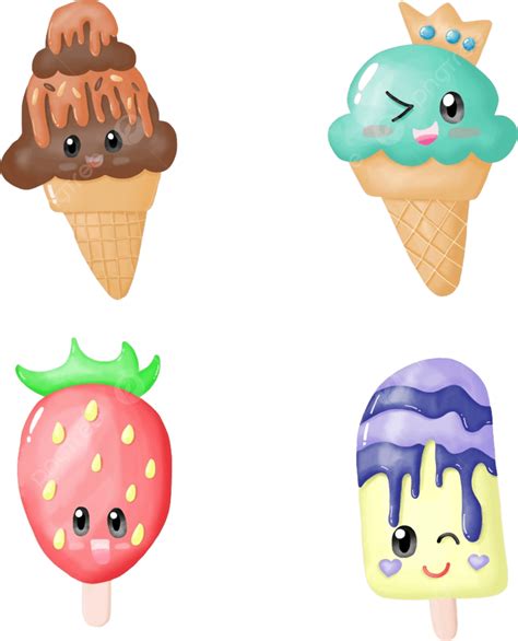 Watercolor Ice Cream Vector Hd Png Images Watercolor Ice Cream Clip Art Happy Yummy Topping