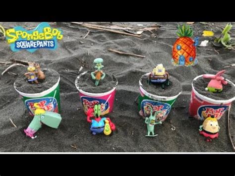 Partrik Squidward Mermaidman Sendy Penjaga Menara Bikini Buttom Spongebob Squarepant Youtube