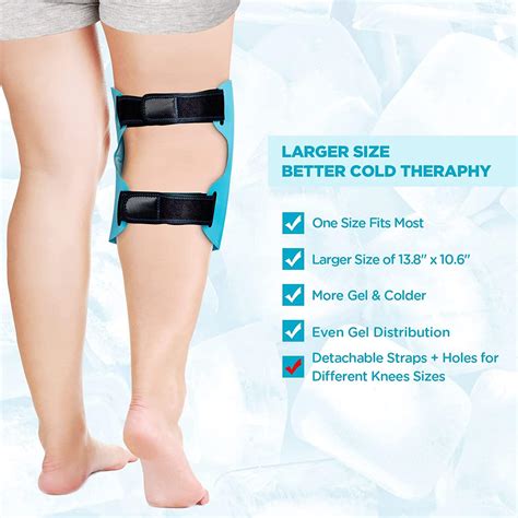 Comfytemp Knee Ice Pack Wrap Hot Cold Therapy For Knee Pain Relief Injuries Surgery