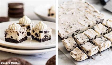 18. No-bake cookies and cream cheesecake bites