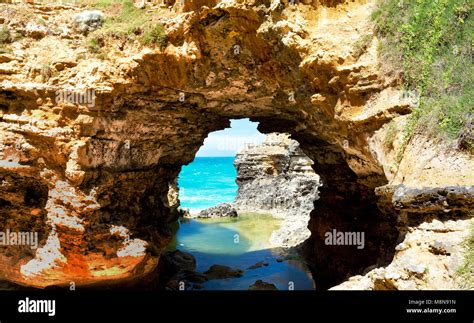 A Picture Of Famouse Tourist Attraction The Grotto Located In Port