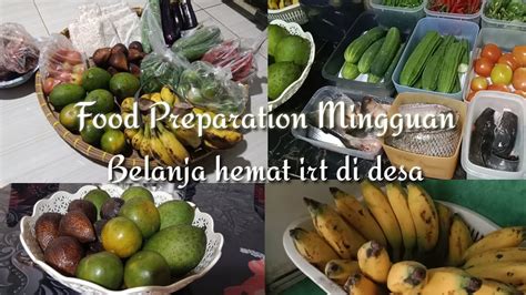 Food Preparation Mingguan Belanja Mingguan Hemat Menata Stok Belanja