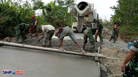 Betonisasi Jalan Tmmd Sesuai Harapan Warga Sinfo News