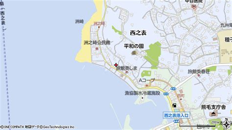 鹿児島県西之表市西之表 地図（住所一覧から検索） ：マピオン