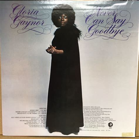 Yahoo Lp Gloria Gaynor Never Can Say Goodb