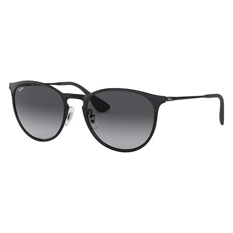 Black Sunglasses In Grey And Erika Metal Ray Ban®